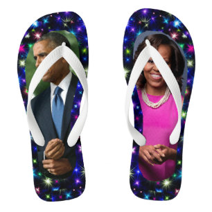 VOORMALIG PRESIDENT OBAMA EN MICHELLE TEENSLIPPERS