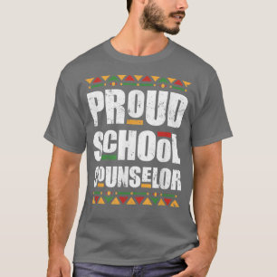 Voormalig schooladviseur Afrika Pride Black Histor T-shirt