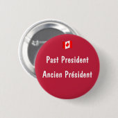 Voormalig voorzitter ronde button 5,7 cm (Voorkant /achterkant)