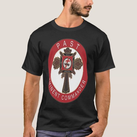 Voormalige Eminente Commandeur Ridders Tempeliers  T-shirt (Voorkant)