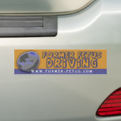 Voormalige foetusrijmmer bumpersticker (Op auto)