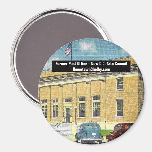 Voormalige Post Kantoor magneet (Voorkant / Achterkant)