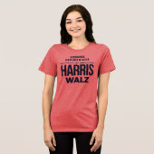 Voormalige Republikeinen voor Harris Walz Tri-Blend Shirt (Voorkant volledig)