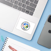Voormalige vlag van Las Vegas (1968) Sticker (Laptop met iPhone)