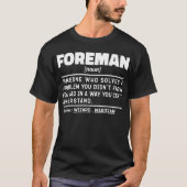 Voorman zelfstandig naamwoord definitie profession t-shirt (Voorkant)