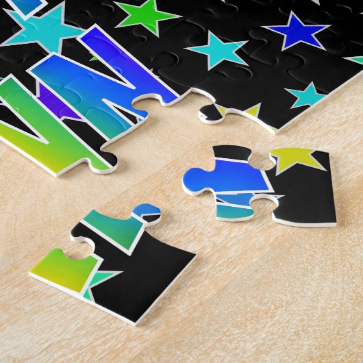 Voornaam ANN, Fun "HAPPY BIRTHDAY" Legpuzzel (Zijkant)