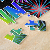 Voornaam "ANN", vun "HAPPY BIRTHDAY" Legpuzzel (Zijkant)