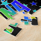 Voornaam ANNA, Fun "HAPPY BIRTHDAY" Legpuzzel (Zijkant)