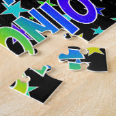 Voornaam ANTONIO, Fun "HAPPY BIRTHDAY" Legpuzzel (Zijkant)