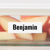 Voornaam - Basic Sans Serif Type Black Labels (Aangebracht)