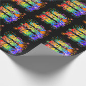 Voornaam "BIANCA", geun "HAPPY BIRTHDAY" Cadeaupapier (Hoek)