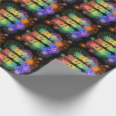 Voornaam "BRENDAN", geun "HAPPY BIRTHDAY" Cadeaupapier (Hoek)