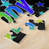 Voornaam "BRODY", geun "HAPPY BIRTHDAY" Legpuzzel (Zijkant)