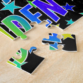 Voornaam "CAMDEN", Fun "HAPPY BIRTHDAY" Legpuzzel (Zijkant)