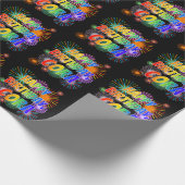 Voornaam "CORA", vun "HAPPY BIRTHDAY" Cadeaupapier (Hoek)