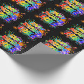 Voornaam "ERIKA", geun "HAPPY BIRTHDAY" Cadeaupapier (Hoek)