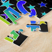 Voornaam ISAAC, Fun "HAPPY BIRTHDAY" Legpuzzel (Zijkant)