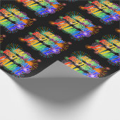 Voornaam "JAIME", geun "HAPPY BIRTHDAY" Cadeaupapier (Hoek)