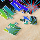 Voornaam: "JAYLA", Fun "HAPPY BIRTHDAY" Legpuzzel (Zijkant)