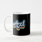 Voornaam Jongen Stijl 70s 80s Gepersonaliseerd Koffiemok (Links)