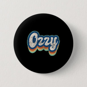 Voornaam Jongen  Stijl 70s 80s Gepersonaliseerd Ronde Button 5,7 Cm