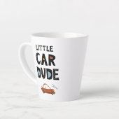 Voornaam jongen van kleine autogozer latte mok (Linkerhoek)
