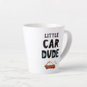 Voornaam jongen van kleine autogozer latte mok (Rechterhoek)