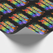 Voornaam "KHLOE", geun "HAPPY BIRTHDAY" Cadeaupapier (Hoek)