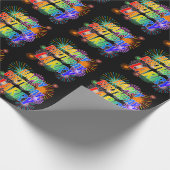 Voornaam "LARRY", geun "HAPPY BIRTHDAY" Cadeaupapier (Hoek)