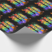 Voornaam "LUCAS", geun "HAPPY BIRTHDAY" Cadeaupapier (Hoek)