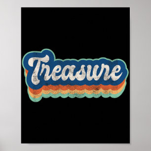 Voornaam Meisje Stijl 70s 80s Gepersonaliseerd Poster