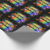 Voornaam "MYA", geun "HAPPY BIRTHDAY" Cadeaupapier (Hoek)