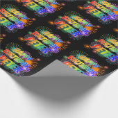 Voornaam "PETER", afgekort "HAPPY BIRTHDAY" Cadeaupapier (Hoek)