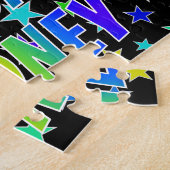 Voornaam RODNEY, Fun "HAPPY BIRTHDAY" Legpuzzel (Zijkant)