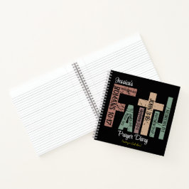 Voornaam | Schattigee Kleurrijke Bijbelverzen Typo Notitieboek