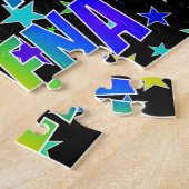 Voornaam SELENA, Fun "HAPPY BIRTHDAY" Legpuzzel (Zijkant)