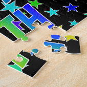 Voornaam SETH, Fun "HAPPY BIRTHDAY" Legpuzzel (Zijkant)