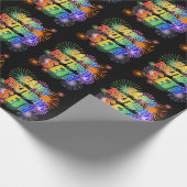 Voornaam "SETH", geun "HAPPY BIRTHDAY" Cadeaupapier (Hoek)