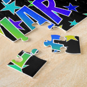 Voornaam "SKYLAR", geun "HAPPY BIRTHDAY" Legpuzzel (Zijkant)