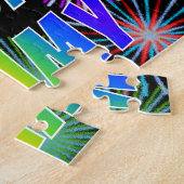 Voornaam "TAMMY", vun "HAPPY BIRTHDAY" Legpuzzel (Zijkant)