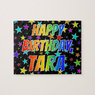Voornaam TARA, Fun "HAPPY BIRTHDAY" Legpuzzel