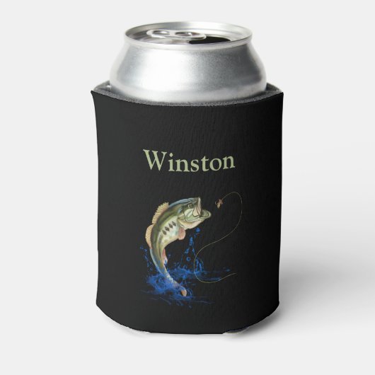 Voornaam voor de bassevisvliegen blikjeskoeler (Blikje Achterkant)