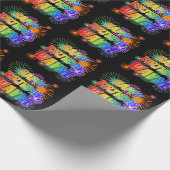 Voornaam "WAYNE", vun "HAPPY BIRTHDAY" Cadeaupapier (Hoek)