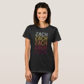 Voornaam Zach Zach T-shirt (Voorkant volledig)