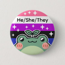  voornaamwoord genderfluid Pride Flag Frog