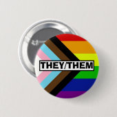  voornaamwoord ronde button 5,7 cm (Voorkant /achterkant)