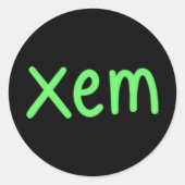 voornaamwoord Sticker blad (Voorkant)