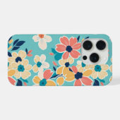 Voornamelijk pastelkleuronderwerp iPhone hoesje (Achterkant horizontaal)