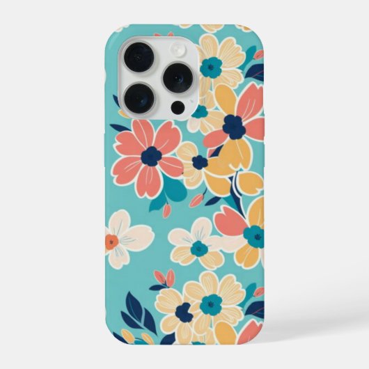 Voornamelijk pastelkleuronderwerp iPhone hoesje (Achterkant)