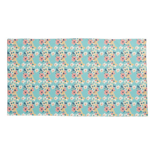 Voornamelijk pastelkleuronderwerp kussensloop (Achterkant-Links)